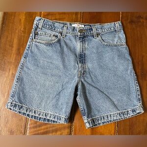 Dark Wash Rare Vintage Copper Tab Levi’s Mens Shorts Size 34